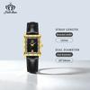 Fate Love Brand New Exquisite Square Dial Waterproof Women's Leather Strap Quartz Watch for Women 932