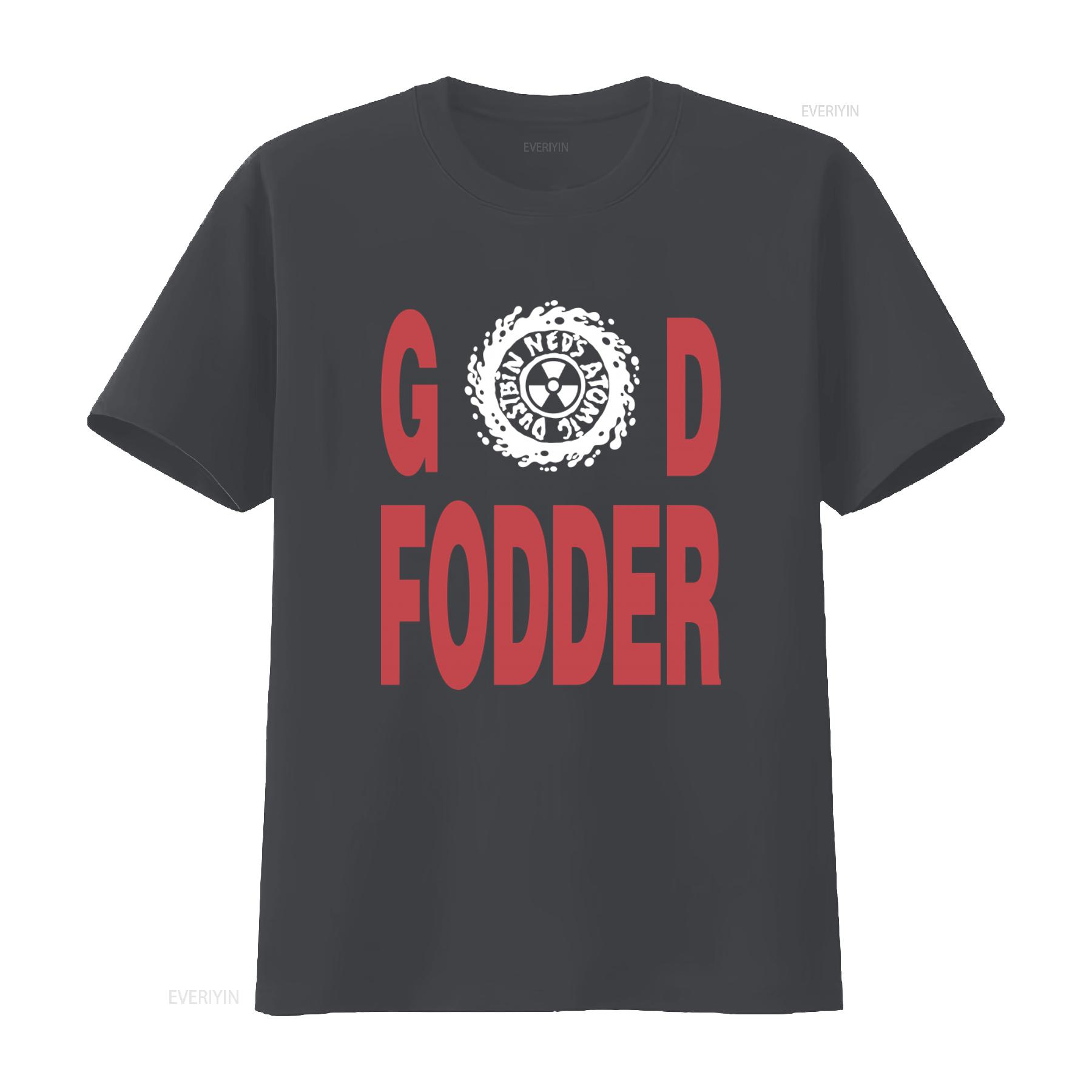 

1991 Vintage NED S ATOMIC Dustbin God Fodder Tour Concert Promo Album Rare 90s T Shirt vintage Washed fashion Stylish M