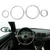 Chromes Speedometer Gauges Dial Rings Bezel Trim for E39 E38 E53 Car Styling