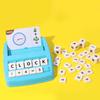 Paper Letter Sticker Toys Alphabets Number Sight Words Spelling Game  Hand-Eye Coordination