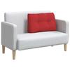 Back Cushion Red 80 x 24 x 50 cm Fabric
