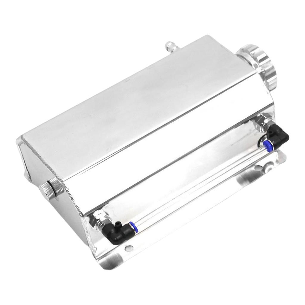 2L Coolant Radiator Overflow Tank Visible Coolant Level Square Expansion Reservoir Engine Oil Catch Can Automotive Accessories