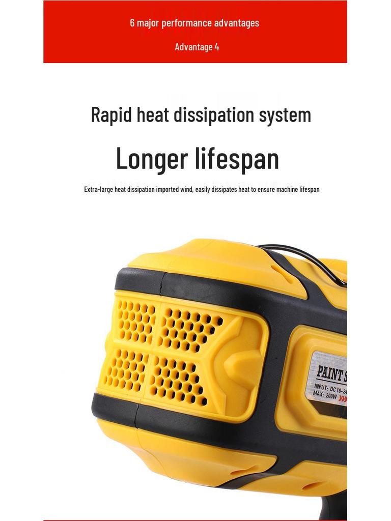 High-Power Portable Electric Paint Spray Gun for Latex Paint