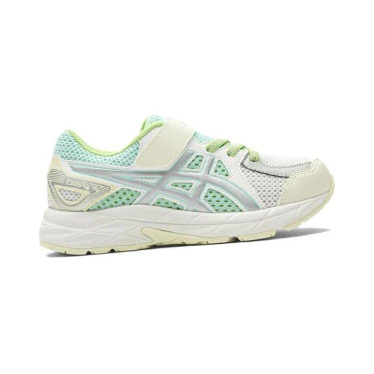 Asics Contend Jog Comfortable Lightweight Stable Daily Outdoor Sports Running Shoes Kids Sneakers Light-Green 1014A329-100