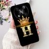 For ITEL RS4 2025 Fashion Crown Letter Phone Case For Itel RS4 S666LN Black Silicone Soft TPU Cases Bumpers