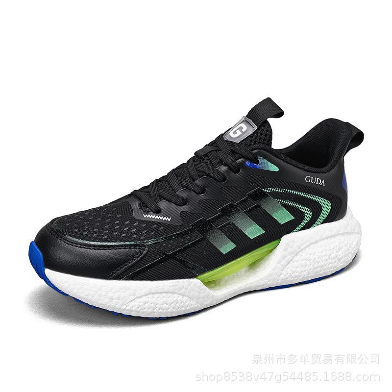 Couple mesh ice silk real explosion soft sole rebound casual sports shoes carbon plate training shoes comfortable wear-resistant running tide shoes 35
