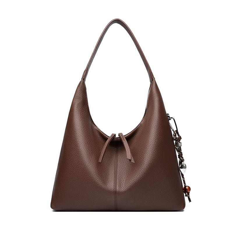 Large Capacity Tote Bag Vintage Shoulder Underarm Bag