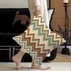 Geometric Zig Zag Wave Cushion Cover Polyester Sofa Cushions Decorative Throw Pillows Home Decoration Pillowcover