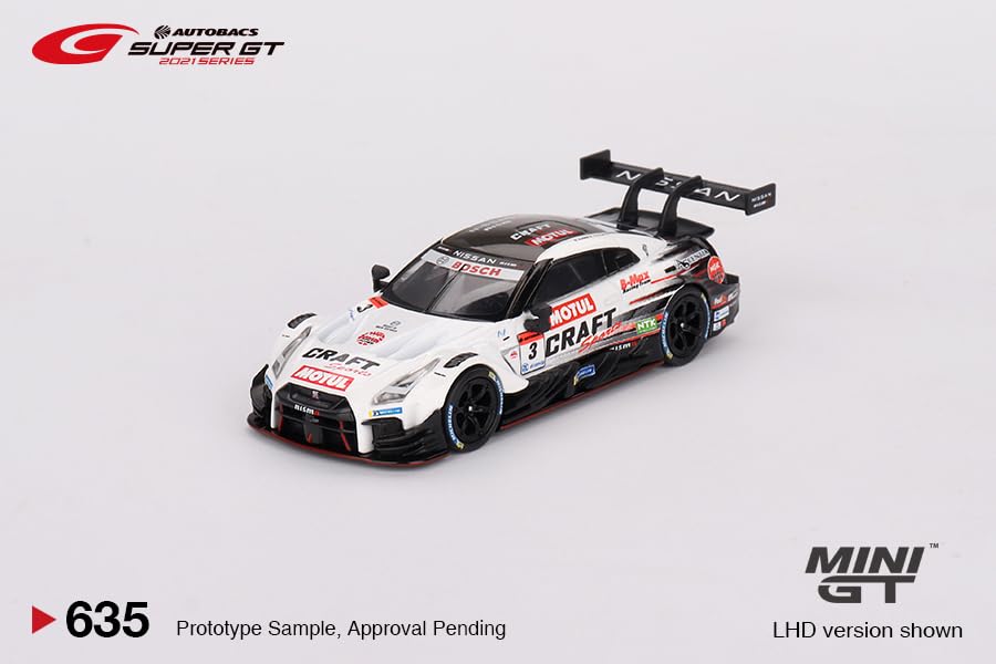 TrueScale Miniatures MINI GT 164 Nissan GT-R Nismo GT500 SUPER GT Series 2021#3 NDDP Racing with B-Max Right-hand Drive Japan Exclusive Finished