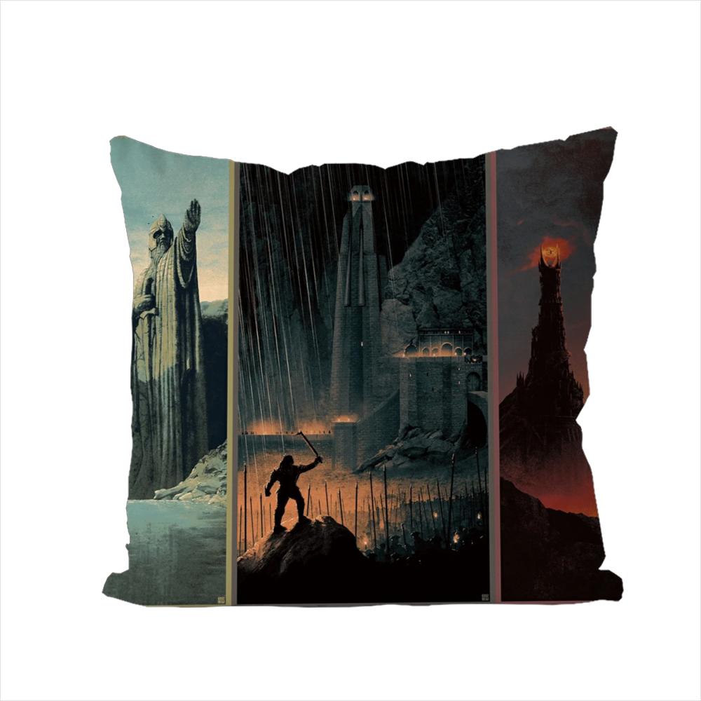 The LLord Of The Rings Pillow Case For Car Sofa Decorative Home Doublesided Print Plush Square Throw Pillow Cushion Cover