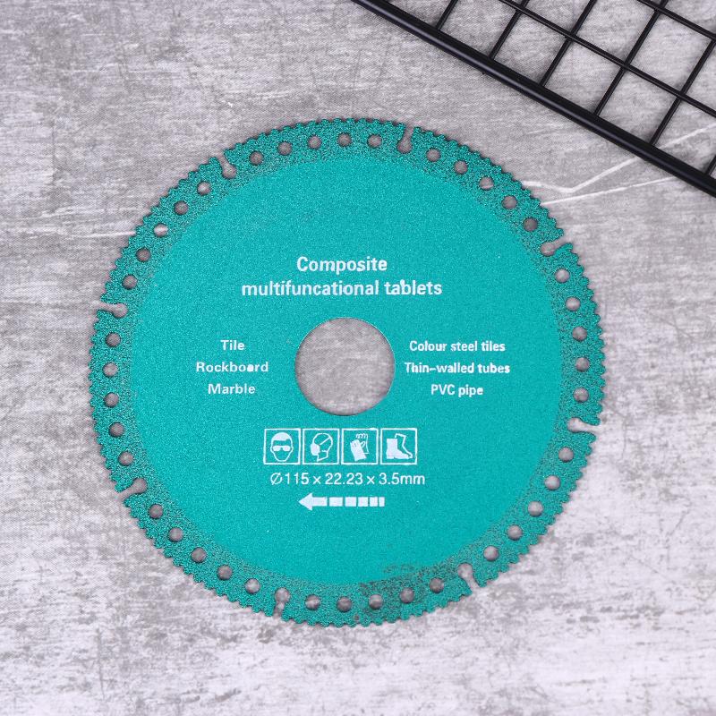 115mm / 125mm Hartlöt-Sägeblatt – 22,23mm Aufnahme Trennscheibe für Stahl, Gusseisen, Stahlbeton, Stein & Aluminium