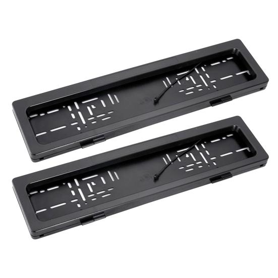 2 Buc. Cadru Plăcuță de Înmatriculare Față Spate Rulou Electric Telecomandă Plăcuță de Înmatriculare