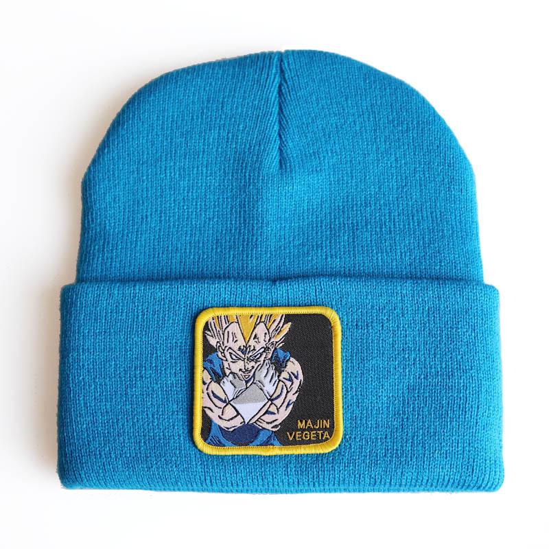 New Anime Cartoon Character Dragon Ball Super Saiyan Knit Hat Beanie Hip Hop Ski Pullover Hat