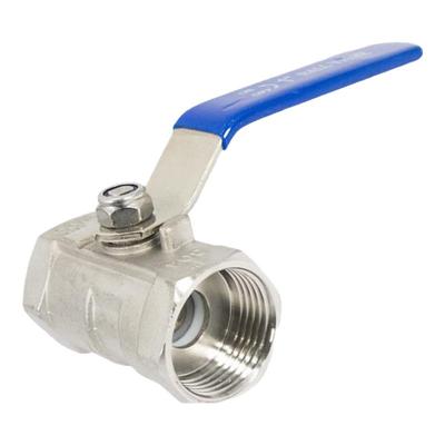 304 Stainless Steel One-Piece Internal Thread Ball Valve