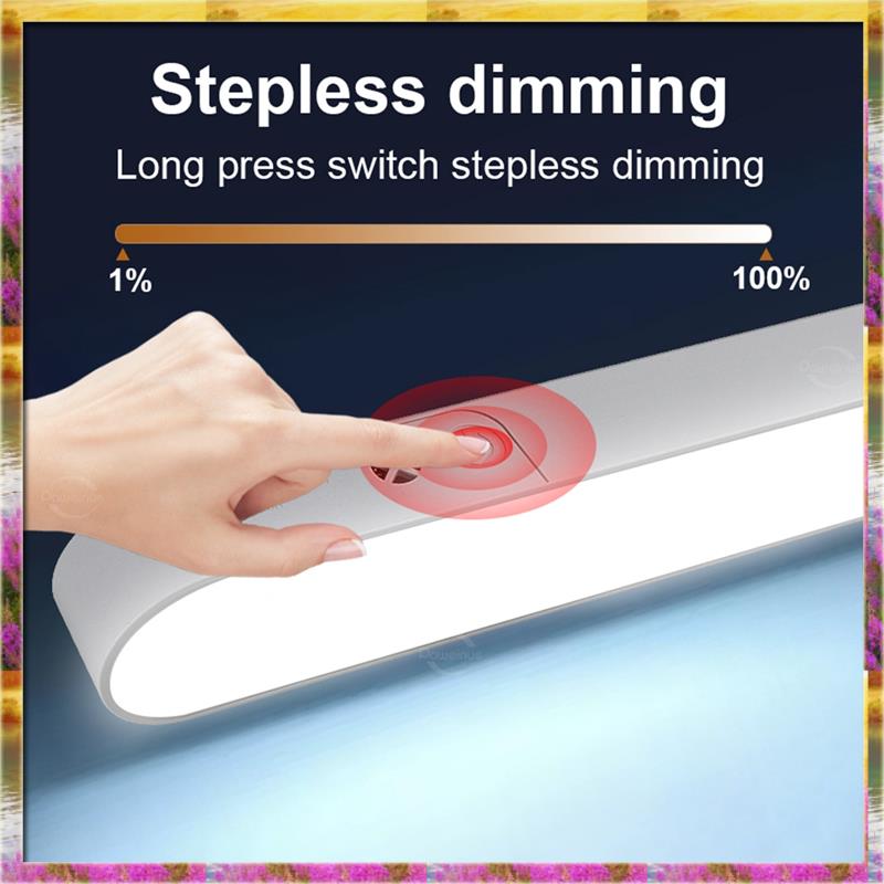 Aug. Cabinet Light Adhesive Reading Lamp 2Set Rechargeable Wireless LED Touch-Sensitive Lamp With Remote Control