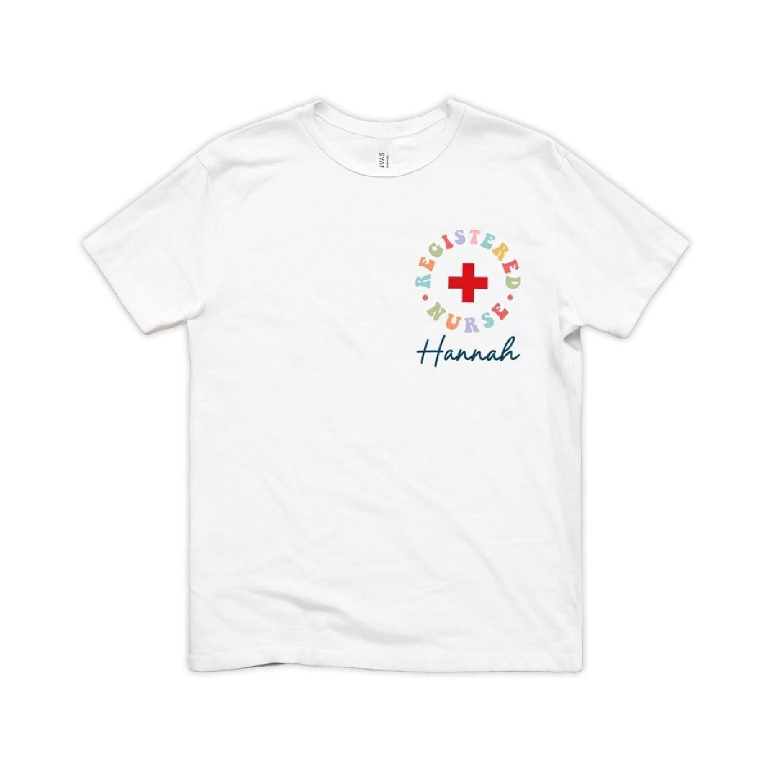 Personalized RN Shirt, Custom Registered Nurse Name Shirt, Nurse Appreciation Shirt, Future Nurse Shirt, RN Graduation Gift, Shirt for Nurse S