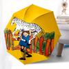 1pc Pippi Horse Themed High-quality Umbrella,Automatic Opening and Closing Umbrella,Multi-functional Umbrella G0811323