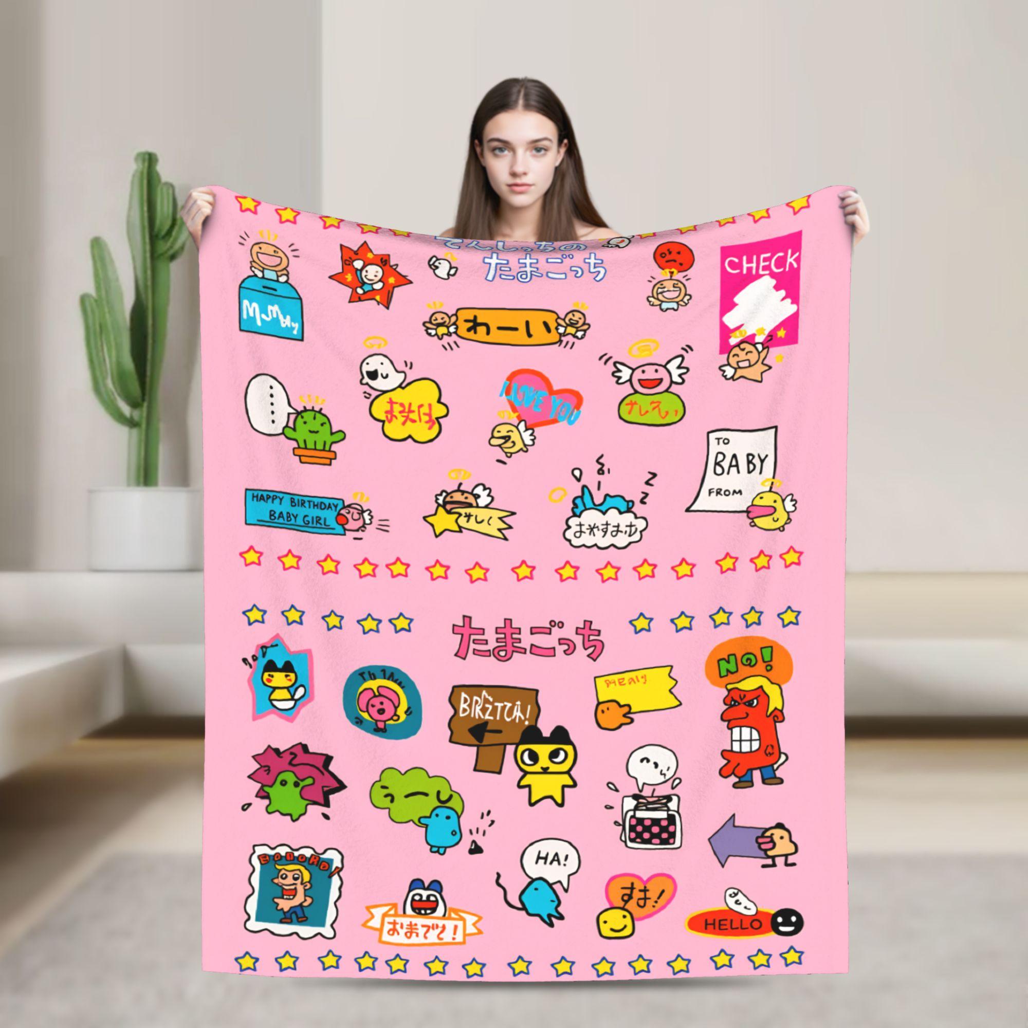 

Супер Мягкое Одеяло Дорожное Кучипатчи Мамечи Постельное Белье Пледы Фланелевое Покрывало Для Дивана Кровати Пушистое Покрытие Для Дивана-Кровати 130x150cm