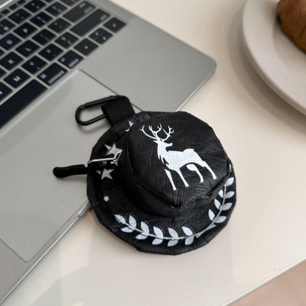 Woven Rope Mini Storage Bag Deer Backpack Pendant Fashion Earphone Bag  Students