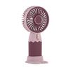 Innovative Lightweight Portable Cartoon Mini Electric Fan Featuring Built In Mobile Device Support For Easy Viewing Anytime