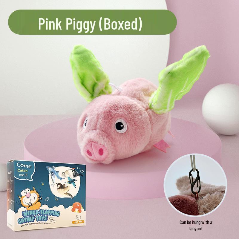 Pet Plush Bite-Resistant Interactive Bird Toy for Cats and Dogs