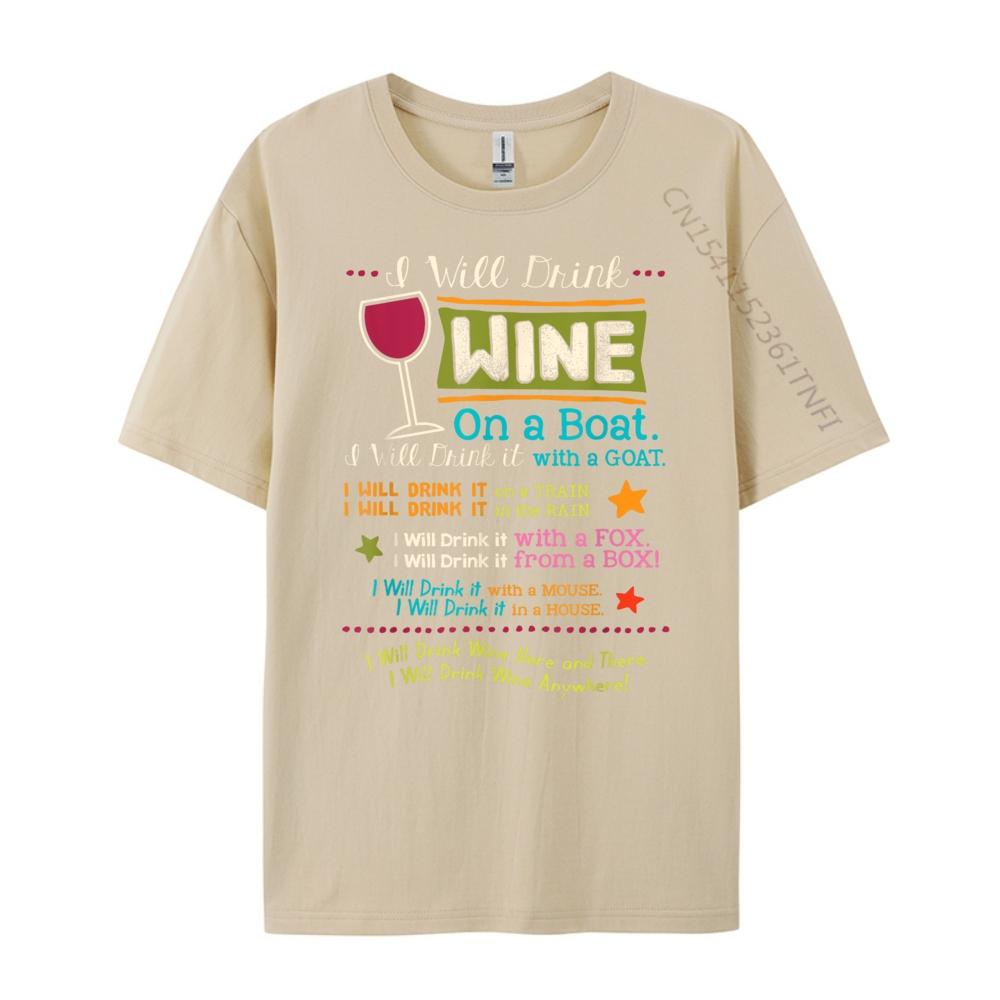 I Will Drink Wine Everywhere Funny Wine Lover Fall Clothes Aesthetic Youth Fashionable and Trendy Graphic T Shirts