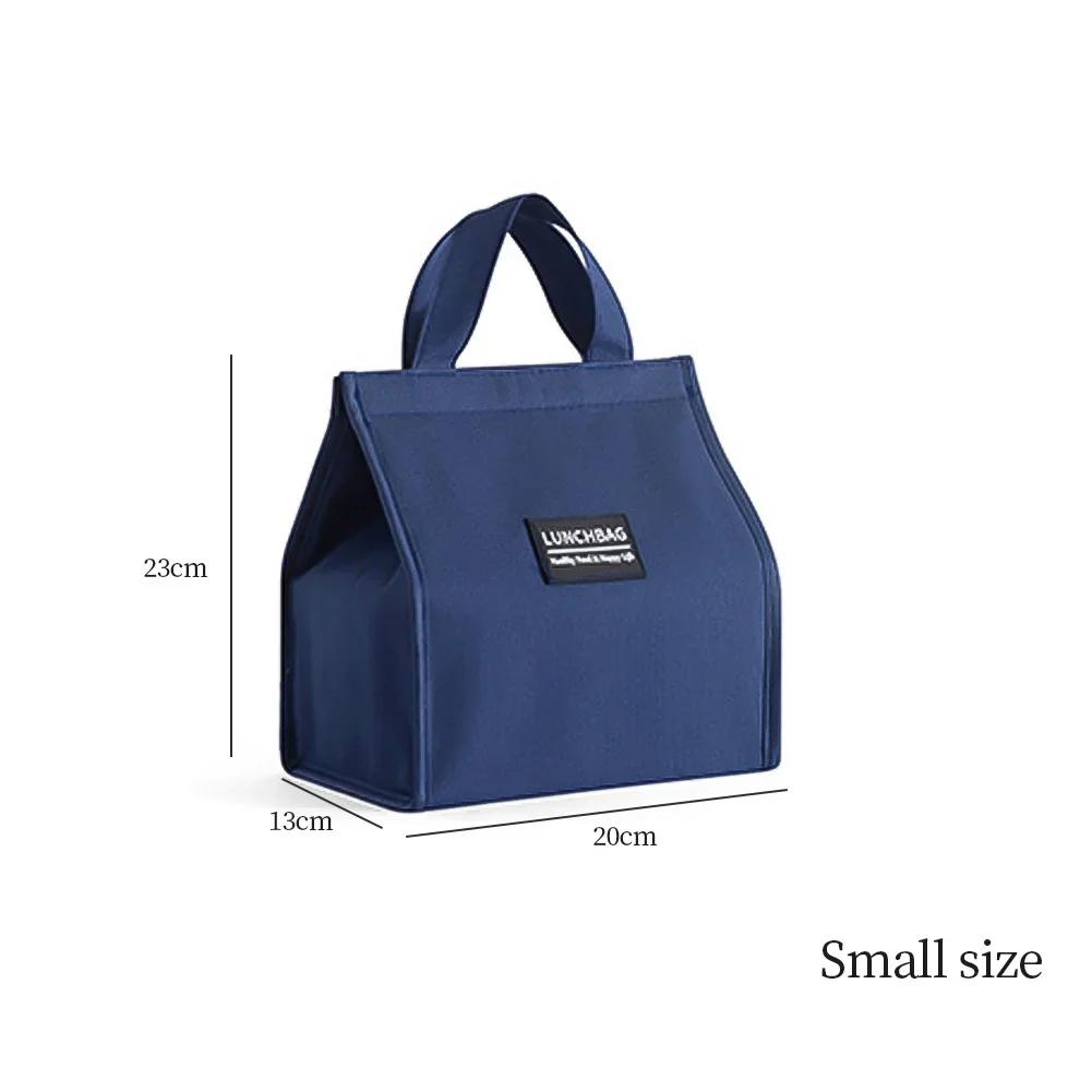 Thermoisolierte Lunchtaschen für Männer und Frauen, Oxford-Stoff, Bento-Box, Organizer, tragbare Lunchtasche, Kühltasche, Tragetasche für Lebensmittel