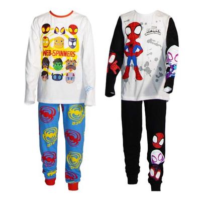 Spidey und seine fantastischen Freunde Kinder/Kinder Web-Spinner Langer Pyjama-Set (Packung mit 2)