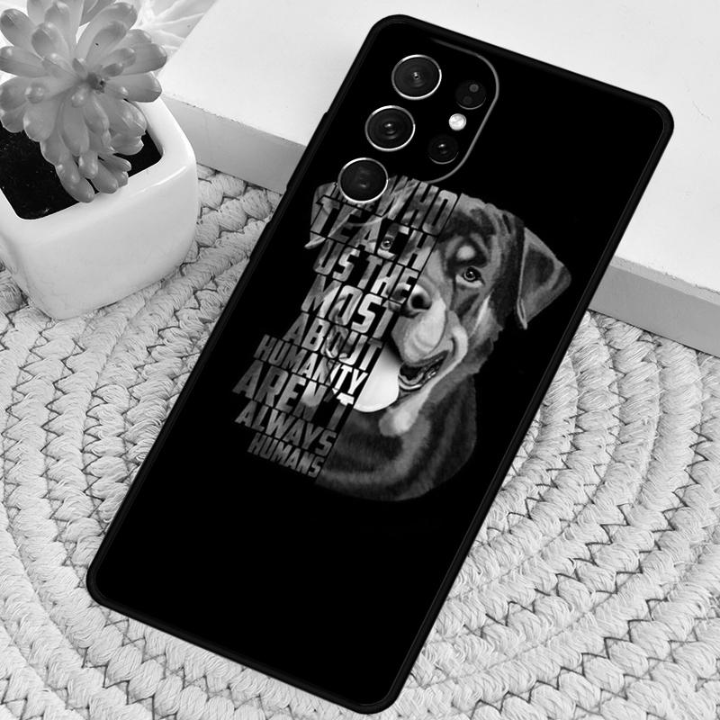 Rottweiler Dog soft TPU Phone Case For Samsung Galaxy note 10 pro S26 S25 S24 S23 S22 Ultra Plus S21 FE S20 Shockproof Cover