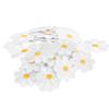 40Pcs Embroidery Cloth Stickers Daisy Pattern Iron Patches DIY Backpack Clothing Accessories