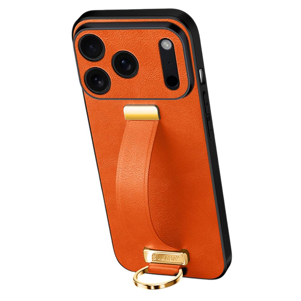 SULADA Fashion Series für iPhone 17 Pro Max Hülle Armband Ständer Leder Rückseite Handyhülle