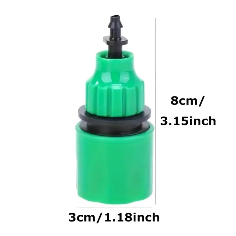 5pcs Plastic Water Pipe Quick Connector Hose for Garden Drip Irrigation System - Irrigation Pipeline Watering Equipment Parts