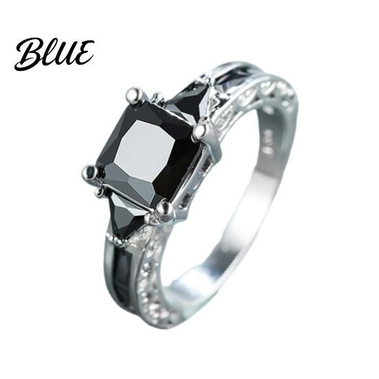 Inlaid Highly Polished Ring Exquisite with Cubic Zirconia