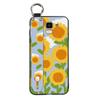 Oil Painting Anti-dust Phone Case For Samsung Galaxy J6 2018/SM-J600F Back Cover Wristband Fashion Design Kickstand Ring