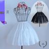 Jupon cu suport Lolita cu balene: Fustă cu crinolină reglabilă pentru Cosplay, Purtare Zilnică și Rochii de Mireasă