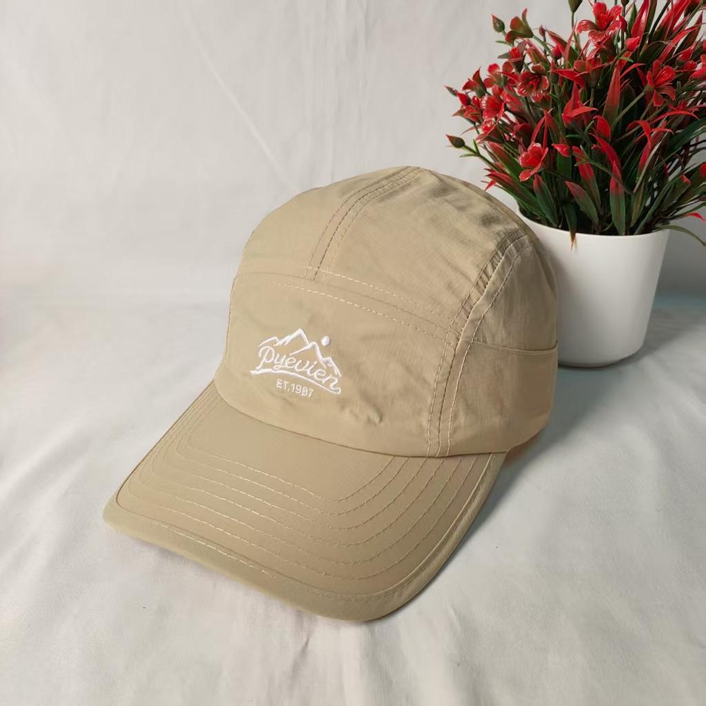 Spring and Summer New Letter Quick-drying Light and Thin Color Matching Baseball Cap for Men and Women Couples Fashionable Versatile Mountain Cap
