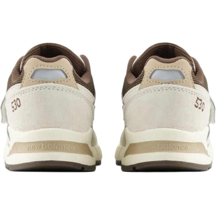 New Balance NB 530 Comfortable Soft Low-Top Casual Shoes Kids sneaker White Brown KV530WBP