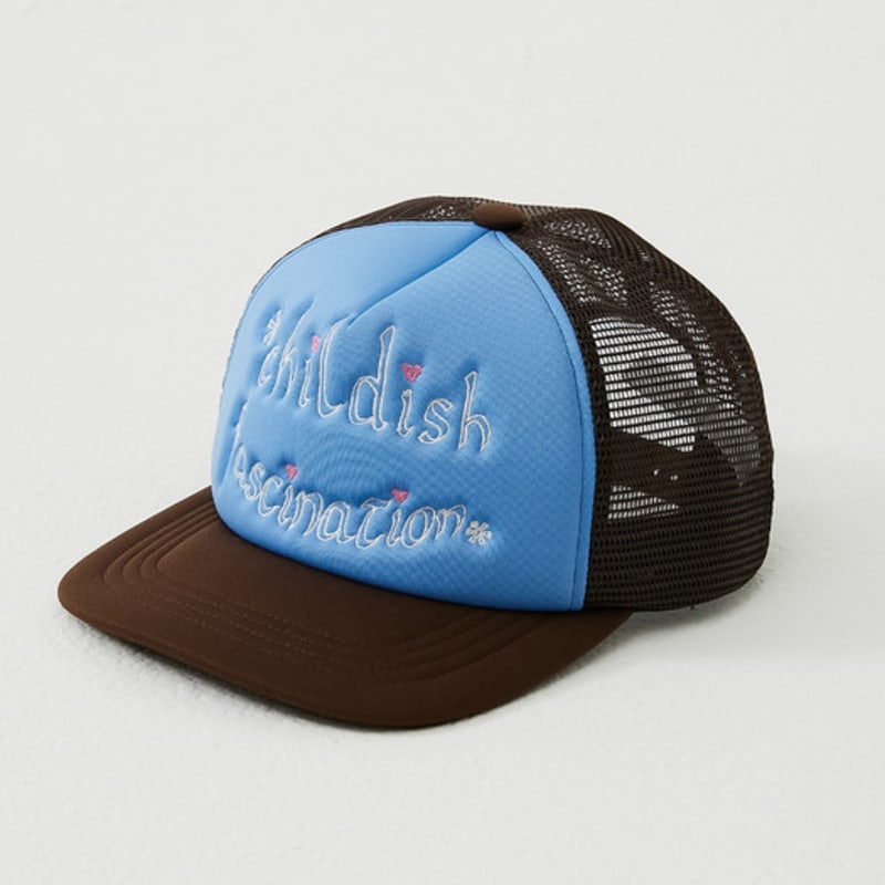 

ESC STUDIO childish fascination mesh cap (brown) BROWN