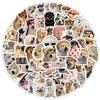 100pcs Cartoon Cat Dog Sticker Pack, Cute Pet Animal Journal Material, Kids Stationery DIY Decor Decals, Waterproof Stickers