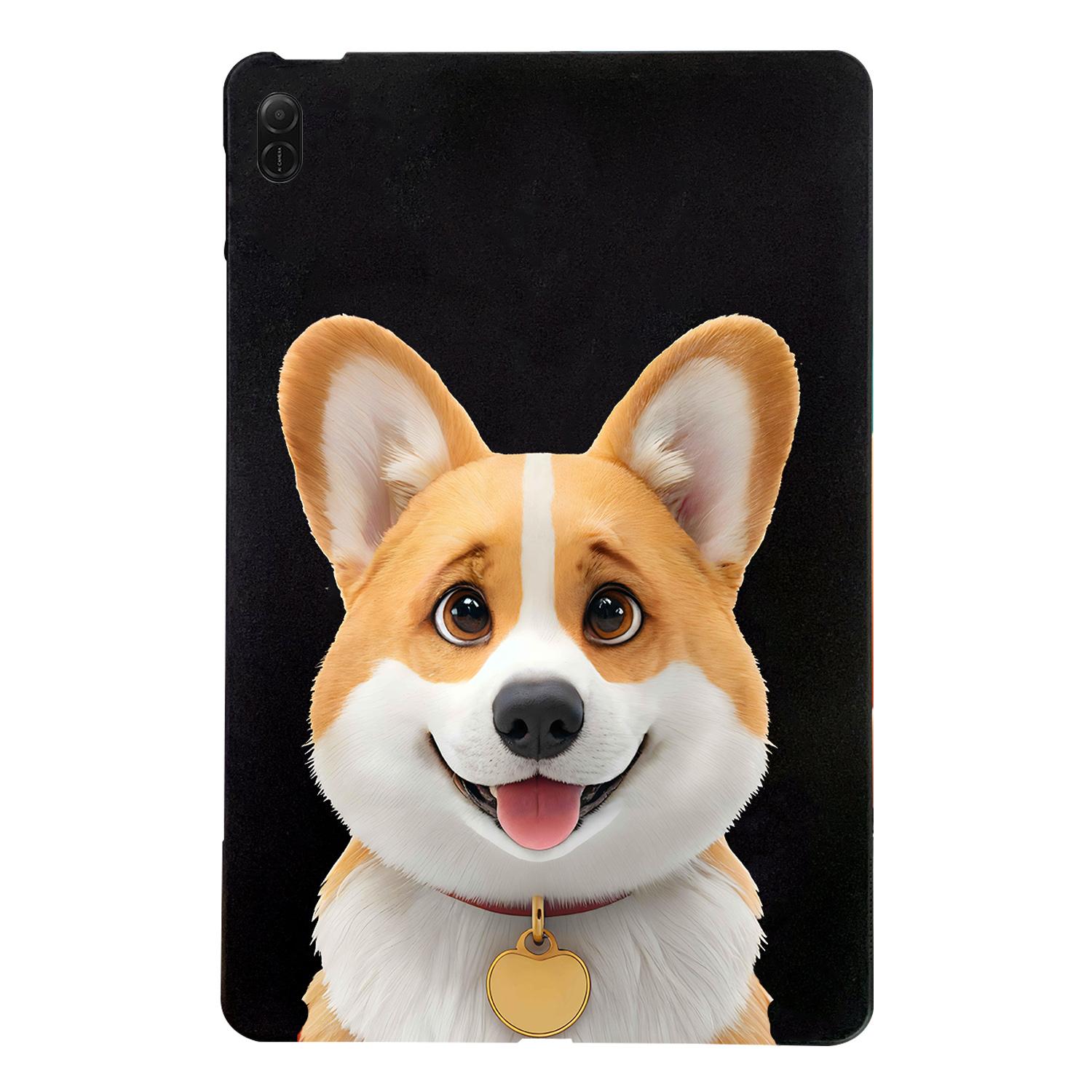 

Мягкий черный защитный чехол TPU с изображением щенка и кота для Honor Pad X8A Pad9, противоударный чехол для планшета Huawei MediaPad T5 T10s MatePad SE Air Huawei Honor Pad X8A