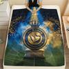 1PC Al-Nassr FC Patterned Flannel Blanket Suitable For All Seasons for Home Decor Warmth and Comfort Gifts Holiday Present