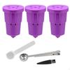 3 Cup Refillable with Spoons