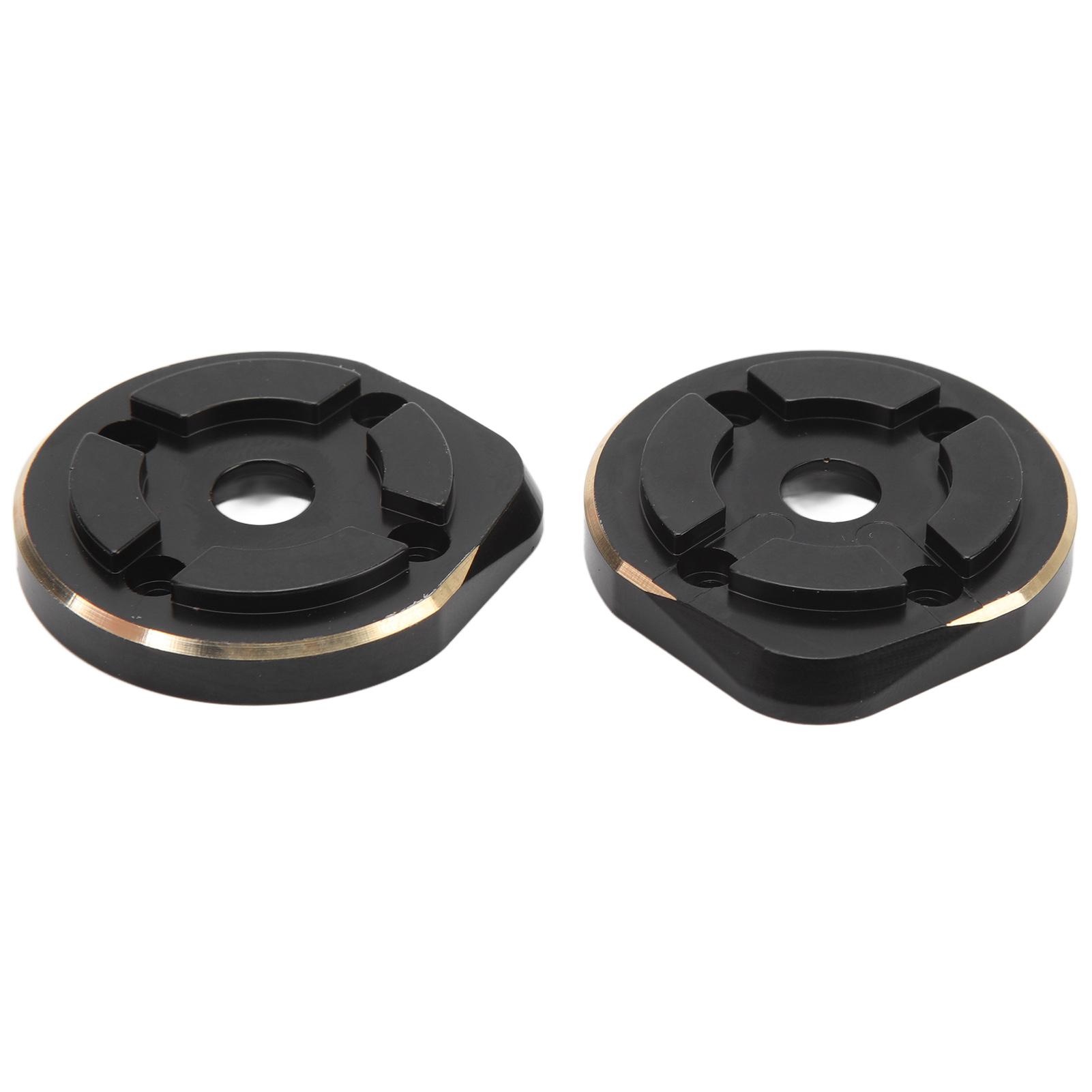 

2Pcs Outer Portal Covers Black Antiwear Rustproof High Accuracy Portal Covers Weights for SCX10 III Capra 1 10 Crawler
