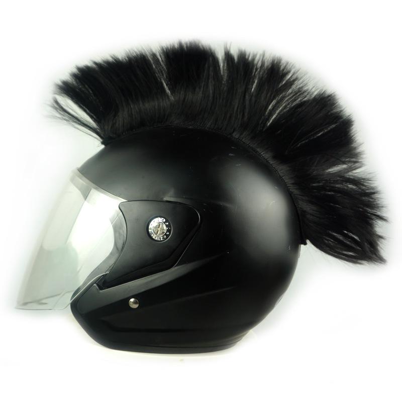 Rooster Comb Helmet Wig - Funny Motorcycle Decoration & Prank Prop