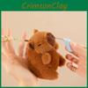 Animal Cartoon Plush Toy Capybara Rabbit Soft Filling Doll Keychain Backpack