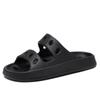 Men's and Women's Non-Slip Hollow Bath Slippers for All Seasons