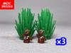 MOC Bricks Hero Little Tree Man 16mm Figure Guard Accessories Assembled Building Blocks Kid Dolls Toys