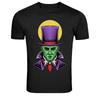 Green Vampire With Top Hat Horror Graphic T-Shirt
