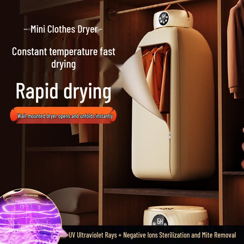 110V Portable Foldable Clothes Dryer – Large Capacity for Household & Dormitory Use