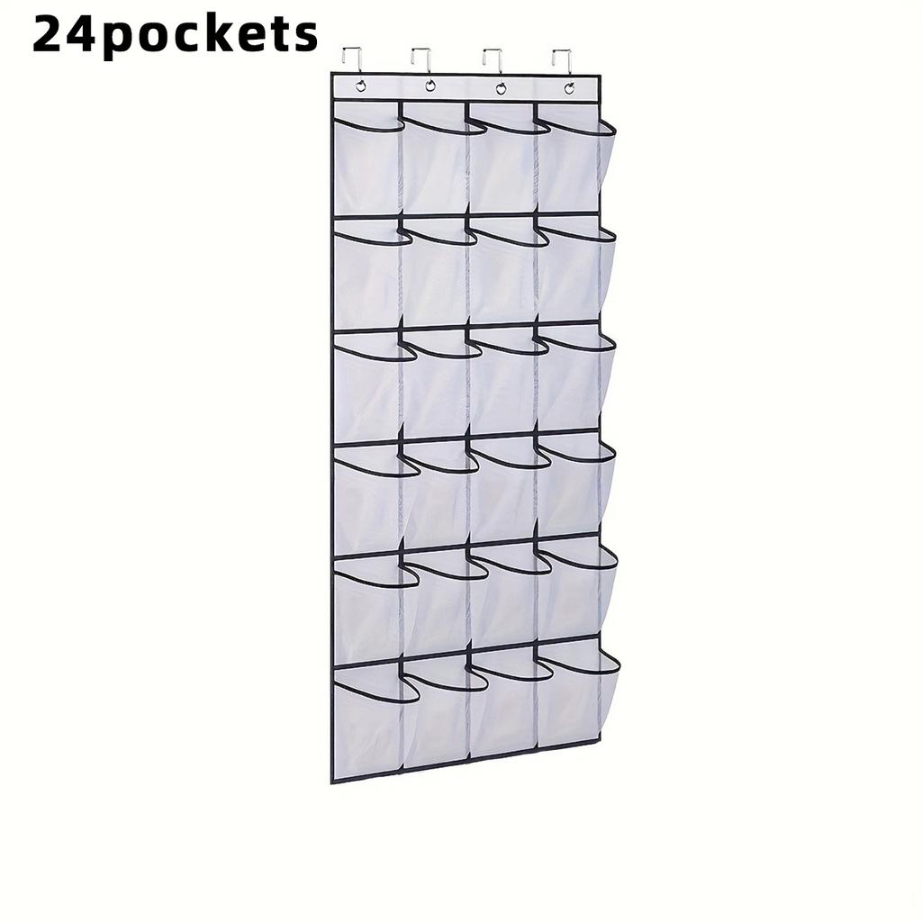 28/24/14 Grids Shoes Storage Rack Wall Mounted Underwear Bra Organizer Bags Door Back Sundries Display Holder Hanger